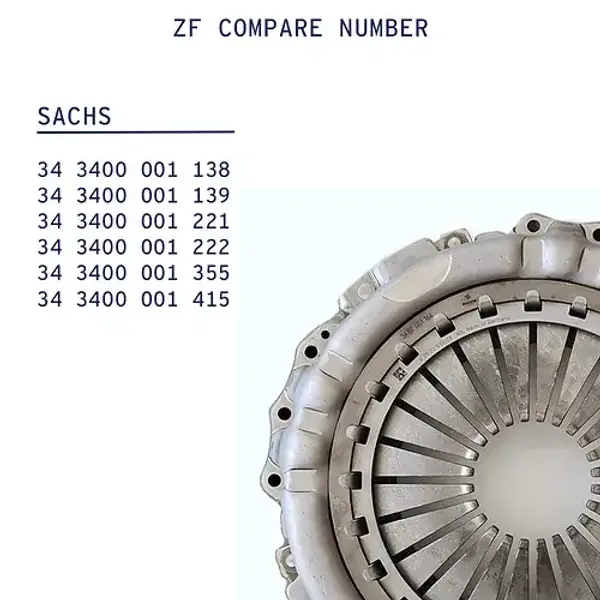 Buy SACHS Clutch Kit DT12 Transmission for Freightliner Cascadia A0214135000 Online in USA at Best Price - Zorka Impex