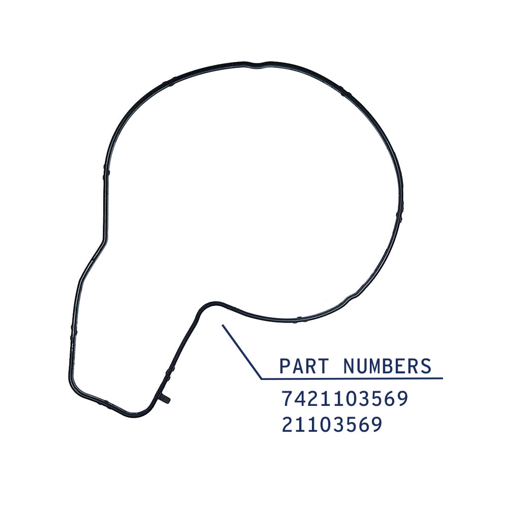 Buy 21103569 22658275 Rubber Moulding for Water Pump Volvo D13 | Gasket for Mack MP8 Water Pump Online in USA at Best Price - Zorka Impex