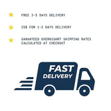 Freightliner Cascadia NOx Sensor Fast delivery options with truck icon showing free 3–5 day delivery $25 for 1–2 day delivery, and guaranteed overnight shipping