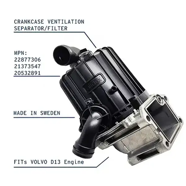 Buy Original Volvo Oil Separator 22877306 21373547 / Volvo Crankcase Ventilation Online in USA at Best Price - Zorka Impex