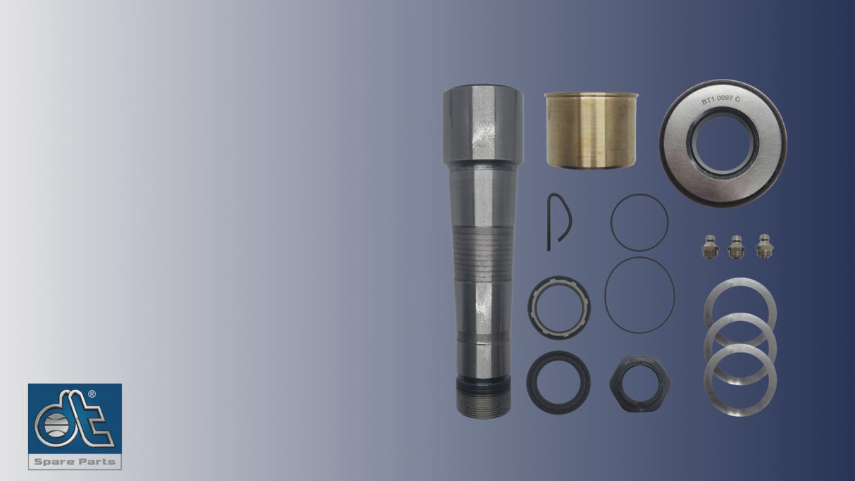 85108338 King Pin Repair Kit for Volvo VNL/Volvo D13 (with Brass Bushing and bearing)